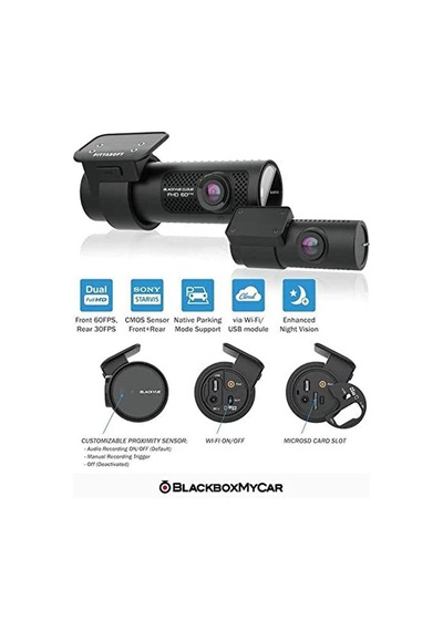 Dr750x-2ch Plus 60fps Fullhd 64gb Msd  Araç İçi Kamera
