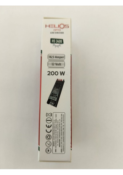 Hs-3406 Şerit Let Trafosu 16,5amper 200w 12v