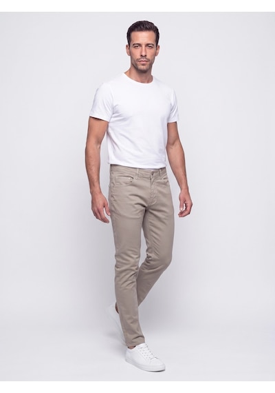 Gri Dynamic Fit Erkek Chino Pantolon