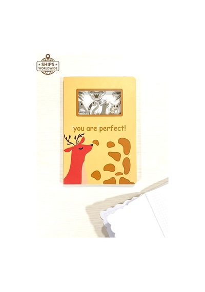 Maxx Hayvan Desenli 3d Defter Not Defteri 137k-4 Karışık Model - 1 Adet Karışık/çok Renkli