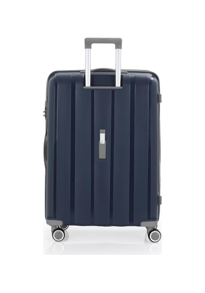 Mçs 3lü Set Kırılmaz Silikon Seyahat Valizi Bavulu V305 Laci/gri Lacivert - Gri