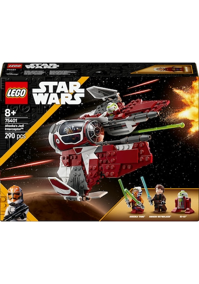 LEGO® Star Wars: Klon Savaşları™ Ahsoka’nın Jedi Interceptor™’ı 75401 - 8 Yaş ve Üzeri Çocuklar için Yaratıcı Oyuncak Yapım Seti (290P) LEGO® Star Wars: Klon Savaşları™ Ahsoka’nın Jedi Interceptor™’ı 75401 - 8 Yaş ve Üzeri Çocuklar için Yaratıcı Oyuncak Yapım Seti (290P)