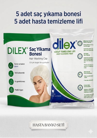 Dilex Ekonomik Hasta Banyo Seti 5'li