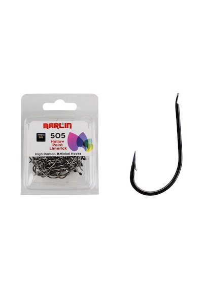 Marlin 505 Siyah Nikel Olta İğnesi - No: 1/0