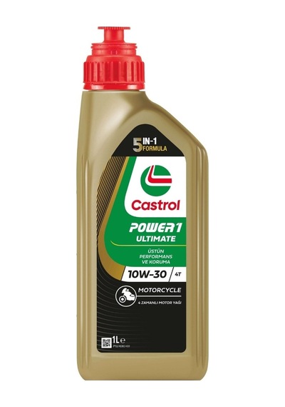 Castrol Power 1 Ultimate 4t 10w/30 Motosiklet Yağı 1 Lt.
