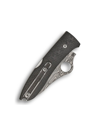Spyderco Spyopera Cf Pln Damasteel-thor Çakı Siyah