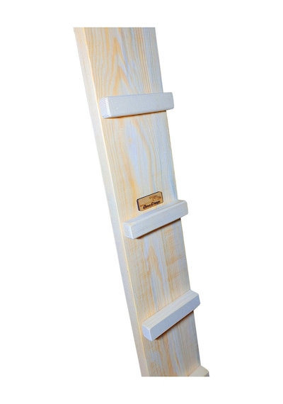Barış Dizayn Doğal Ahşap Portatif Monte Edilebilir Tırmanma Tahtası 60 x 10 x 4 CM
