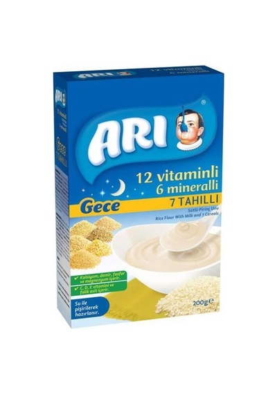 6 Mineral Sütlü 7 Tahıl Pirinç Unu 200gr