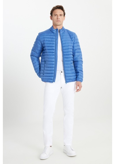 AC&Co / Altınyıldız Classics Erkek Mavı Sıcak Tutan Standart Fit Normal Kesim Dik Yaka Yan Cepli Mont Mavi AC&Co / Altınyıldız Classics Erkek Mavı Sıcak Tutan Standart Fit Normal Kesim Dik Yaka Yan Cepli Mont Mavi
