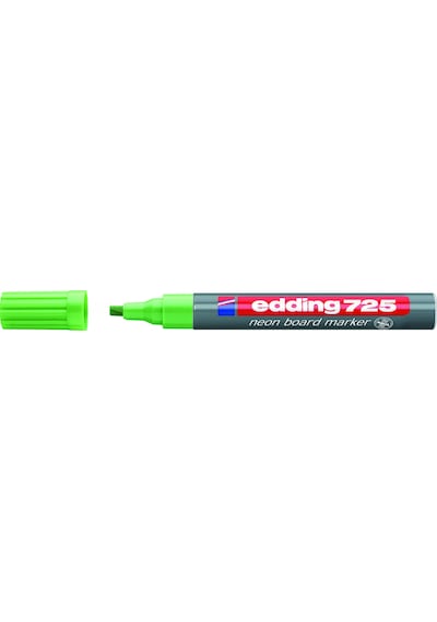 Edding 725 Yeşil Neon Tahta Kalemi Kesik Uç