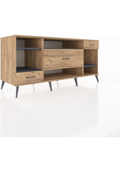 Kronos Konsol 4 Raflı 3 Çekmeceli 176x59x83 Çam-antrasit/çam Antrasit/çam Kronos Konsol 4 Raflı 3 Çekmeceli 176x59x83 Çam-antrasit/çam Antrasit/çam