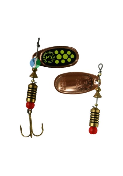 Mepps Black Fury Chartreuse Bakır-Yeşil No:2 (546381048)