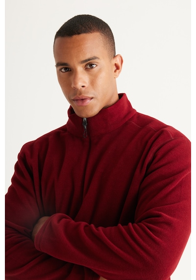 AC&Co / Altınyıldız Classics Erkek Bordo Anti-Pilling Tüylenme Yapmayan Standart Fit Bato Yaka Soğuk Geçirmez Polar Sweatshirt 4A5221100016BRDM AC&Co / Altınyıldız Classics Erkek Bordo Anti-Pilling Tüylenme Yapmayan Standart Fit Bato Yaka Soğuk Geçirmez Polar Sweatshirt 4A5221100016BRDM