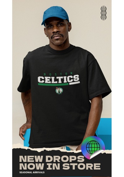 Noıssey Rapal Wear Boston Yazı Oversize Baskılı T-shirt Siyah