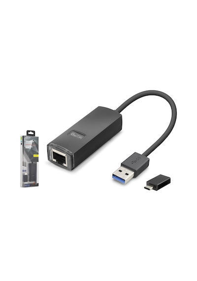 İetop Lan03 Usb 3.1 Type-c Gen1 Ethernet Adaptör Gigabit Siyah
