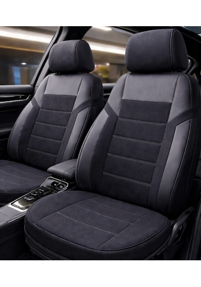 Kia Sephia Araçlara Uyumlu Carbon Seri Özel Tasarım Oto Koltuk Kılıfı Seti