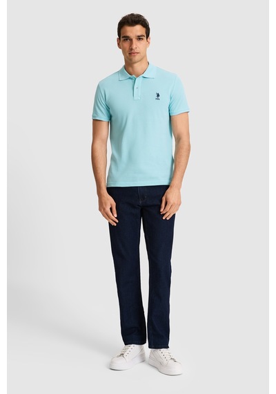 U.S. Polo Assn. U.s. Polo Assn. Erkek Aqua Tişört Basic 50322304-vr007