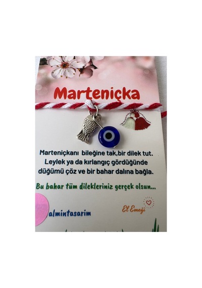 3lü Marteniçka Şans Dilek Bilekliği Nazar Boncuklu Balık Çiçek Yaprak Gümüş 3lü Klsk Gümüş 3lü Klsk 3lü Marteniçka Şans Dilek Bilekliği Nazar Boncuklu Balık Çiçek Yaprak Gümüş 3lü Klsk Gümüş 3lü Klsk