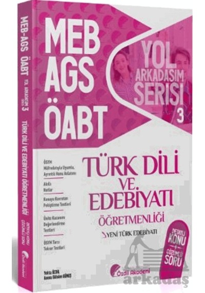 Öabt Meb-ags Türk Dili Ve Edebiyatı 3. Kitap Yeni Türk Edebiyatı Konu Anlatımlı Soru Bankası Özdil A