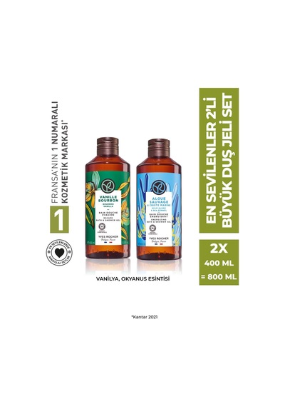 Yves Rocher En Sevilenler 2'li Büyük Duş Jeli Seti-9916823 400 Ml Diğer