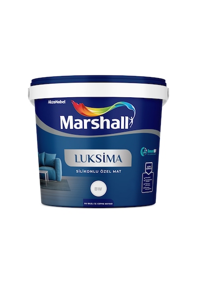 Marshall Luksima Yıkınabilir Silikonlu Özel Mat İç Cephe Boyası 15 Lt 15 LT
