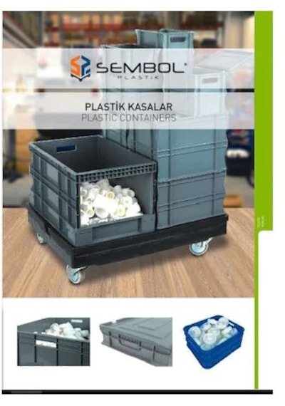 Sembol Plastik Spk 27 K Özel Ölçülü Kasa Gri