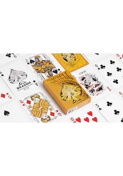 Bicycle Dragon Back Gold Premium Oyun Kağıdı Limited Edition Koleksiyonluk İskambil Kartları