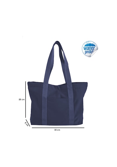 Tuttobene Trendy Tote Omuz Çantası Çıtçıtlı Çok Gözlü Günlük Kullanım Tb023 Lacivert