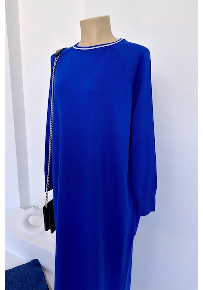 Kahijab Reglan Merserize Elbise - Saks Mavi Saks