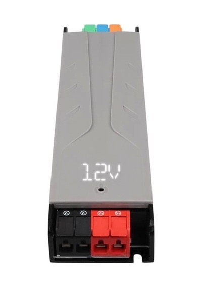 Powermaster Pm-26839 12 Volt 10 Amper 120 Watt Slim Metal Kasa Adaptör Voltaj Göstergeli 189x51x27mm