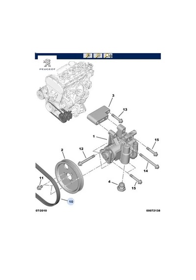 Direksiyon Pompa Kayişi 4 Pk 922 Boxer 06-
