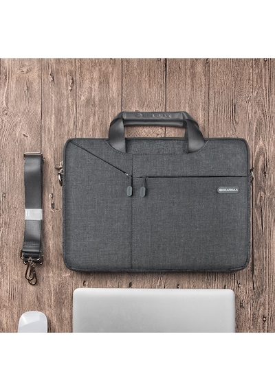 Wiwu City Commuter Serisi 13.3 İnç Çapraz Vücut Askılı Laptop Çantası Siyah