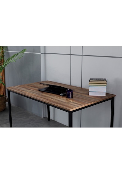 Sehpol Çalışma Masası 140x80x75 Cm Siyah Richmood Siyah