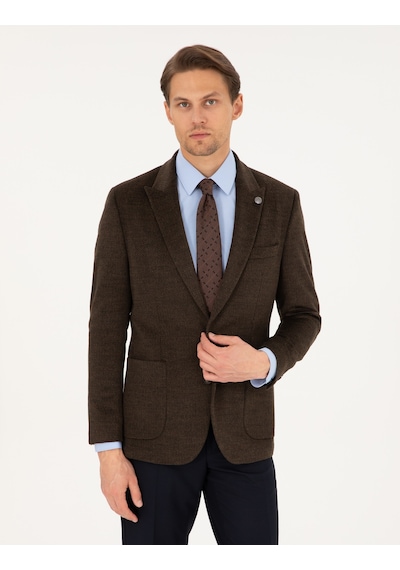 Pierre Cardin Erkek Kahverengi Ceket 50296044-vr029 Kahverengi