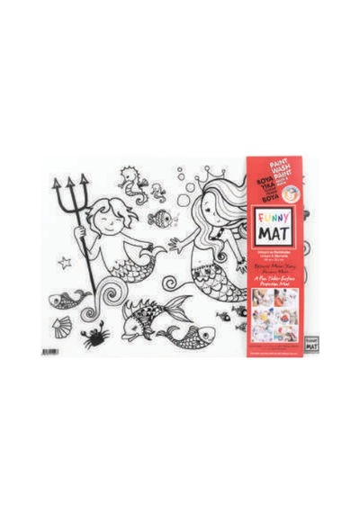 Funny Mat - Unıcorn Ve Deniz Kızı 33,5 X 48 Cm