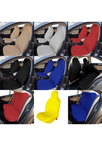 Zifona Servis Koltuk Kılıfı Düz Model Likralı 6 Renk