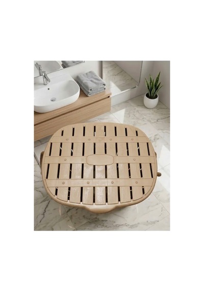65l Dekoratif Kapaklı Banyo Kirli Çamaşır Sepeti - Geniş Hacim Ve Hasır Saplı - Bej - 863791536 Bej