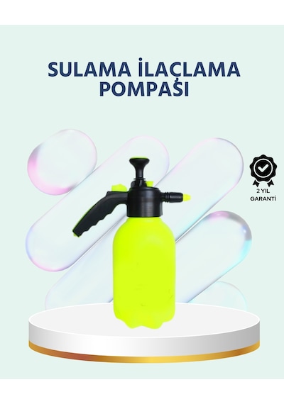 Basınçlı El Pompası 2 Litre Bakır Nozul Ayarlı Jet Ve Dağınık Atım Standart