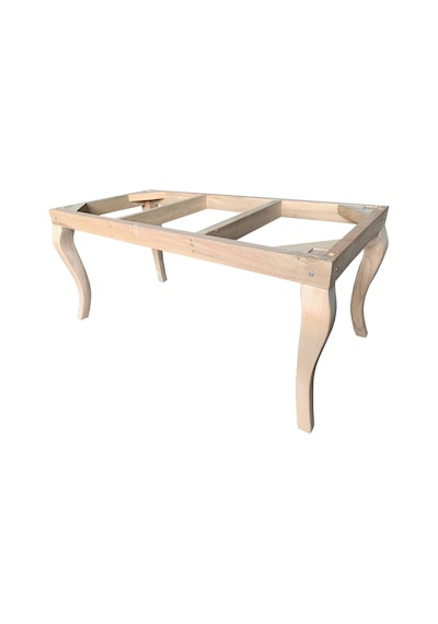Evimeaksesuar 40*100 Cm Avangarde 4 Ayaklı Ahşap Puf(Bench) Hâm&Cilasız
