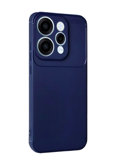 Oppo Reno 15 Auto Focus Karbon Kapak - Lacivert 0.2M-Çok Renkli