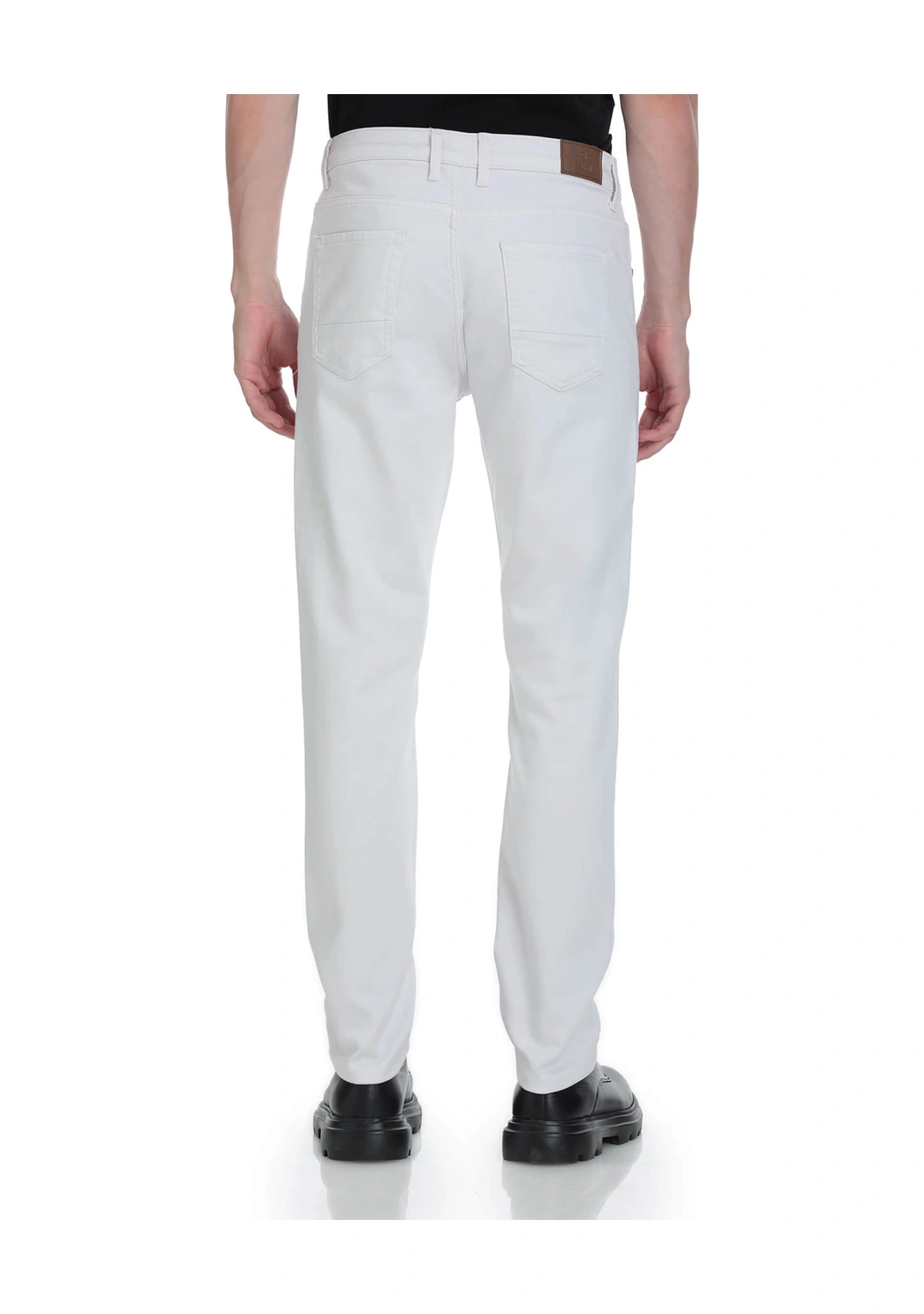 Hatemoğlu Taş Slim Fit 5 Cep Pamuklu Kanvas Pantolon Taş