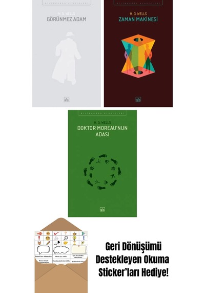 Görünmez Adam + Zaman Makinesi + Doktor Moreau Nun Adası