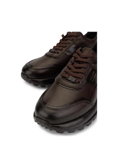 Tamer Tanca Erkek Hakiki Deri Kahverengi Sneakers & Spor Ayakkabı 298 3160-30219 Erk Ayk Sk25-26 Kahve Sılver Kahverengi