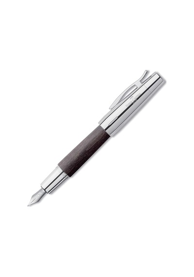 Faber Castell E-Motion Krom Dolma Kalem Ahşap Siyah 148220