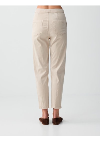 Jimmy Key Taş Yandan Cepli Yüksek Bel Normal Paça Dokuma Pantolon 6sw185481928