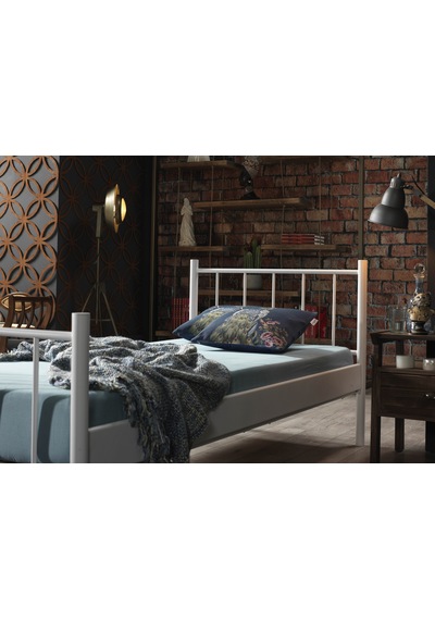 Bedliga Falez Tek Kişilik Metal Karyola 90X190-90X200-120X200 Bedliga Falez Tek Kişilik Metal Karyola 90X190-90X200-120X200
