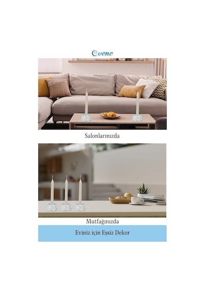 Mumluk Şamdan Tealight Ve İnce Mum Uyumlu Ejderha Yumurtası Model - Gümüş