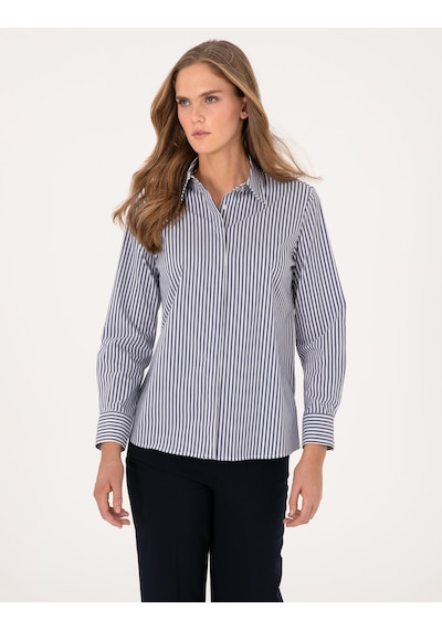 Pierre Cardin Kadın Mavi Gömlek Desenli 50314122-vr036 Mavi