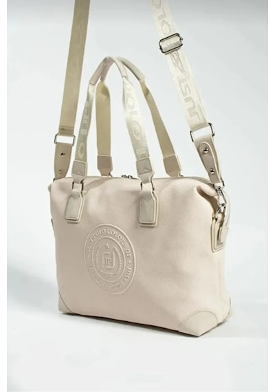 Just Polo Kadın Yeni Sezon Büyük Boy Lüks El Ve Omuz Çantası Shoulder Bag Ebat: 33 X 40 Cm Krem