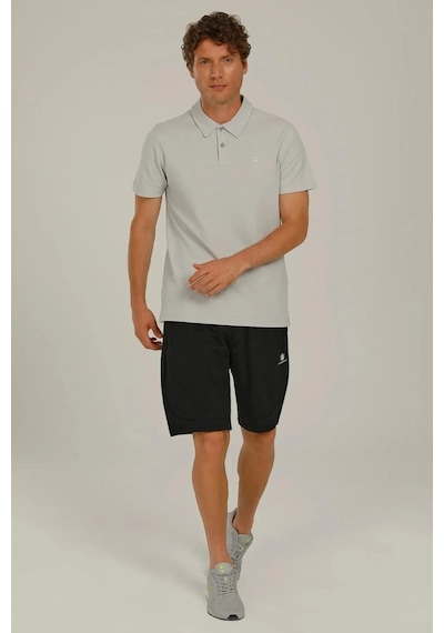 Lumberjack Erkek Basic Polo Yaka T-shirt Ct953 Gri/grey 13s43ct95 Gri